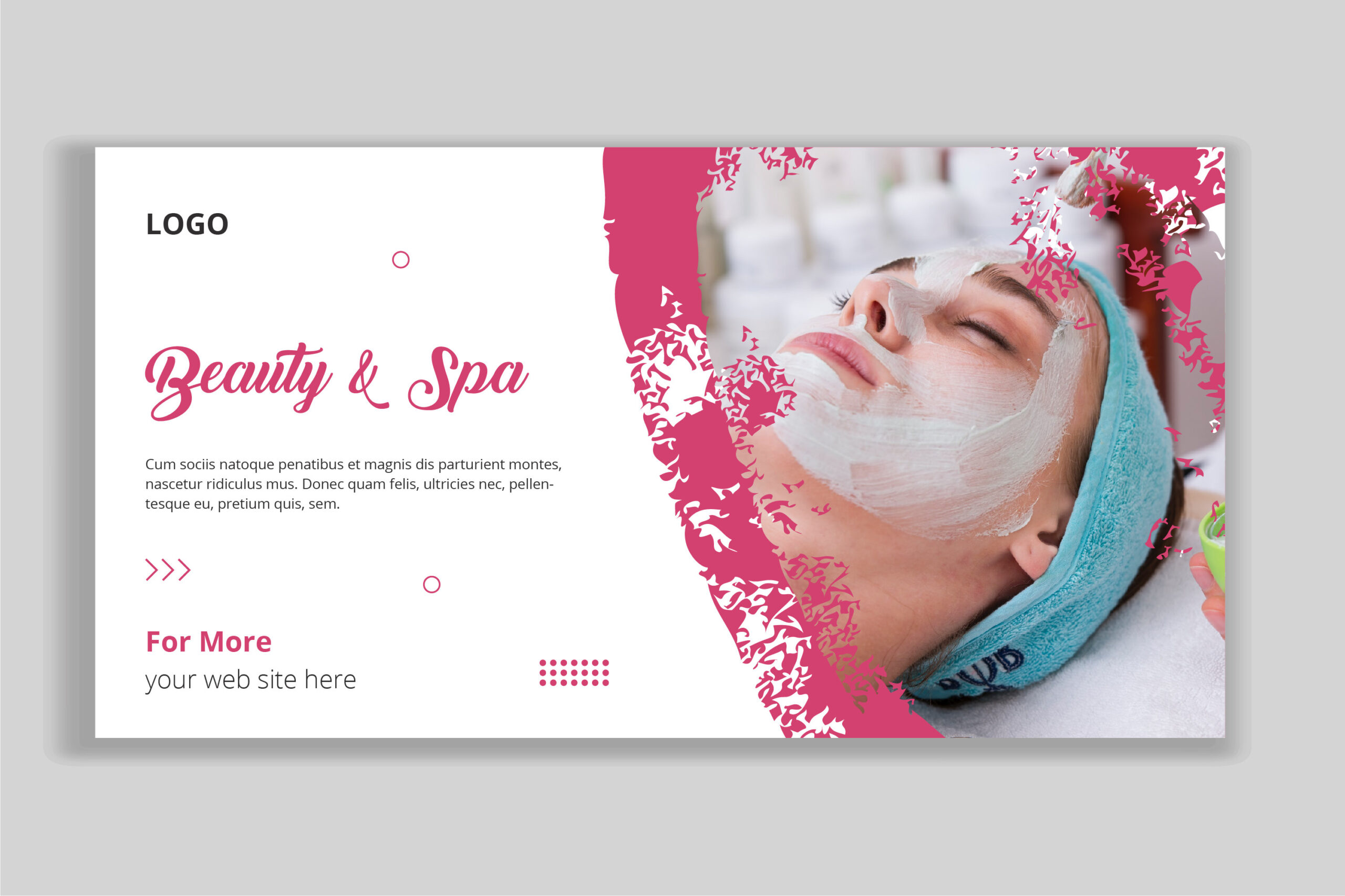 beauty salon banner design